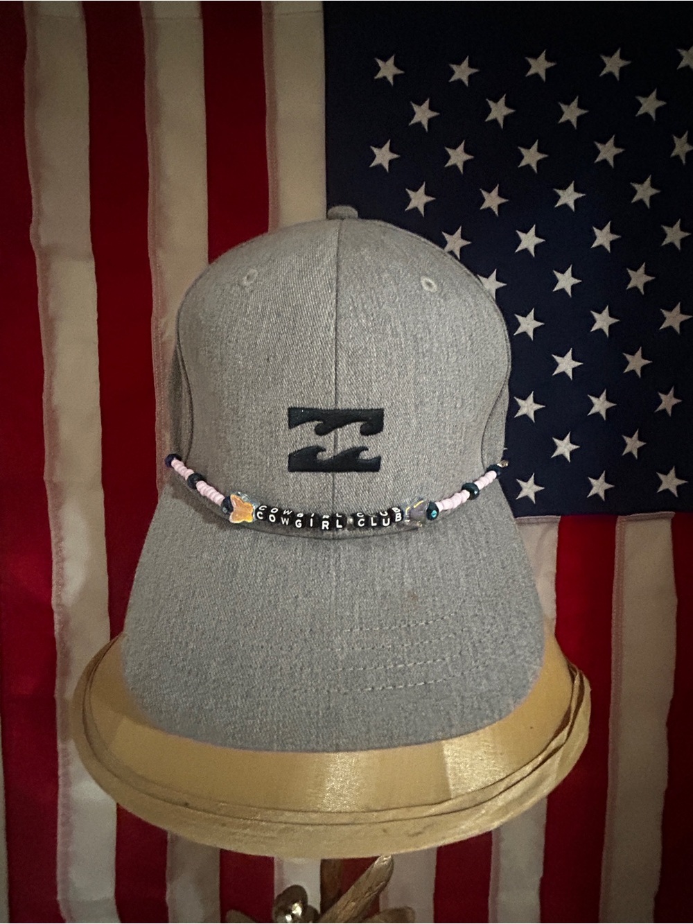Hat chain Cowgirl Club Handmade brand new